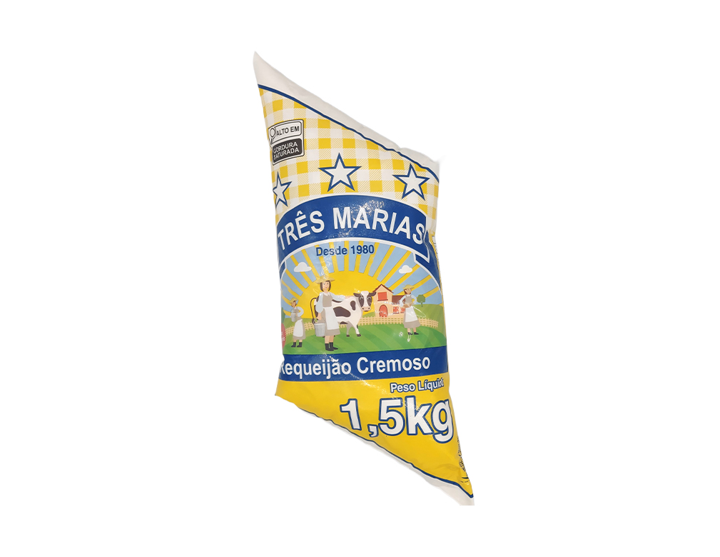 REQUEIJÃO TRÊS MARIAS SEM AMIDO 1,5 KG (CX 10 BIS)